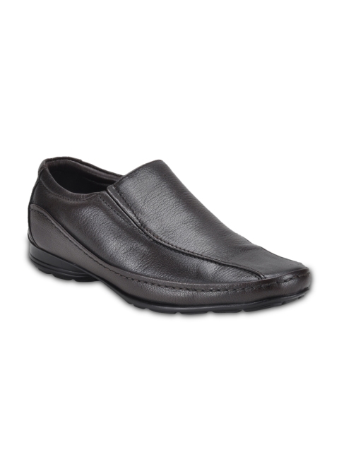 

Franco Leone Men Brown Leather Casual Shoes