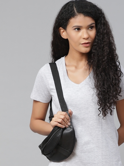 

Metronaut Women Grey V-Neck T-shirt