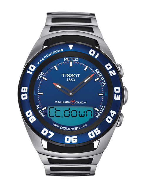 

TISSOT Men Blue Analogue and Digital Watch T0564202104100
