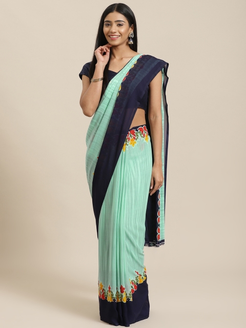 

KALINI Sea Green Printed Saree