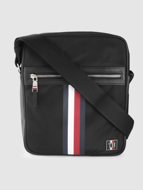 

Tommy Hilfiger Unisex Black Solid Messenger Bag