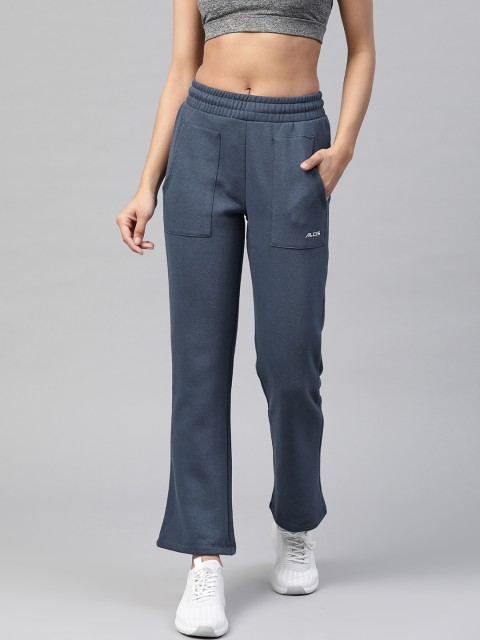 

Alcis Women Navy Blue Solid Track Pants