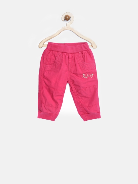 

Gini & Jony Baby Girls Pink Cuffed Trousers