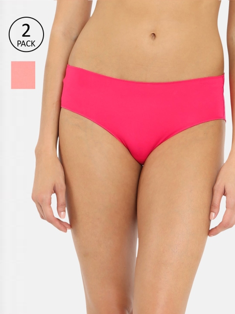 

Jockey Women Set of 2 Solid Hipster Briefs, Peach