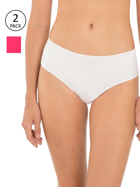 

Jockey Women Set of 2 Solid Hipster Briefs, Pink
