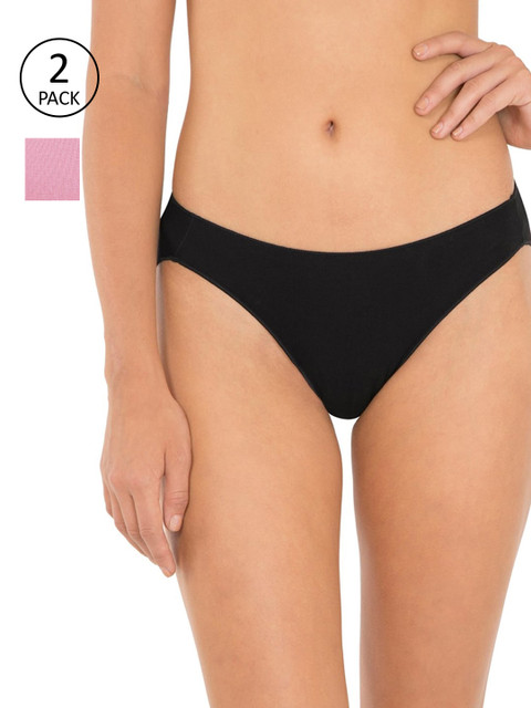 

Jockey Women Pack of 2 Bikini Briefs, Black