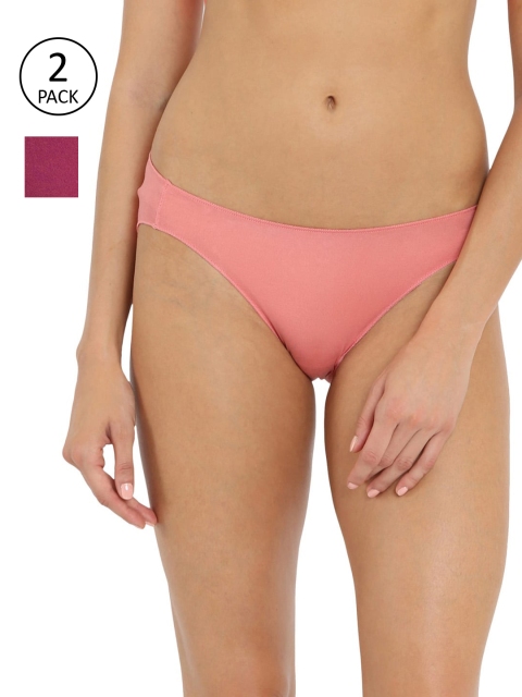 

Jockey Women Pack of 2 Bikini Briefs, Pink