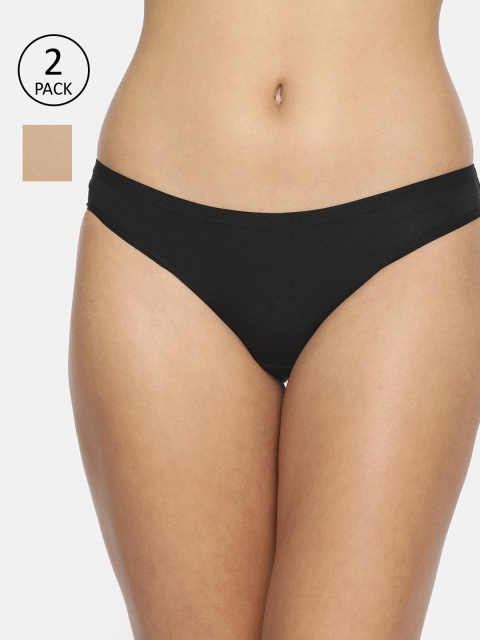 

Jockey Women Pack of 2 Bikini Briefs, Black