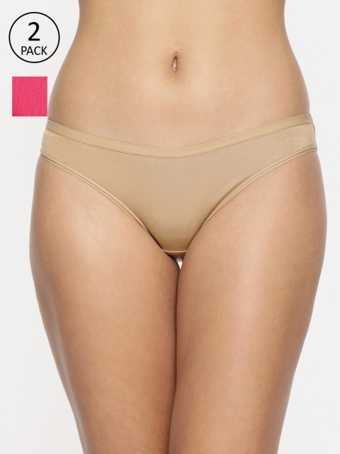 

Jockey Women Pack of 2 Solid Bikini Briefs, Beige