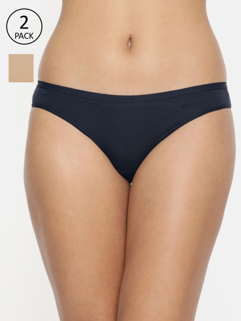 

Jockey Women Pack of 2 Solid Bikini Briefs, Beige