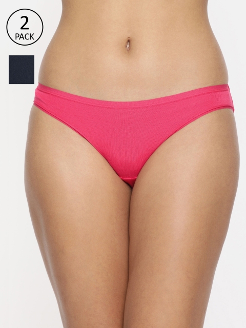 

Jockey Women Pack of 2 Solid Bikini Briefs, Pink