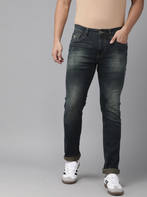 

U.S. Polo Assn. Denim Co. Men Blue Slim Fit Mid-Rise Clean Look Stretchable Jeans