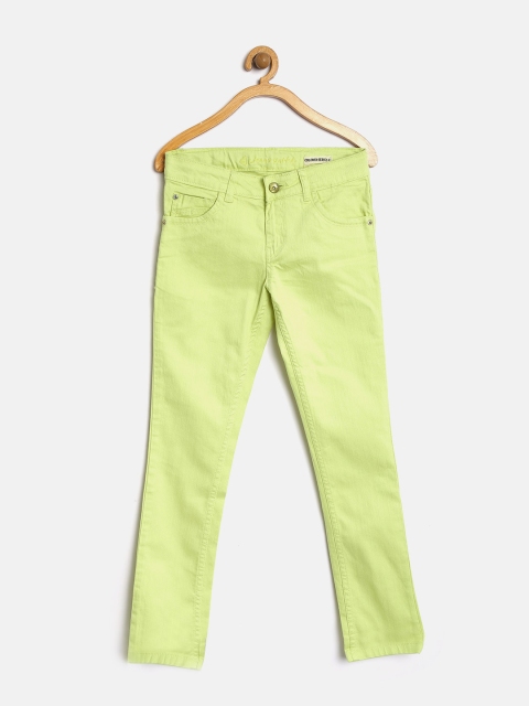 

GJ Unltd Jeans by Gini & Jony Girls Lime Green Stretchable Jeans