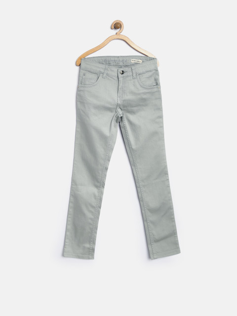 

GJ Unltd Jeans by Gini & Jony Boys Grey Stretchable Jeans