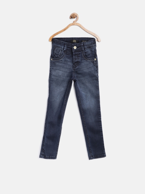 

Gini & Jony Gold Boys Navy Washed Slim Jeans, Navy blue