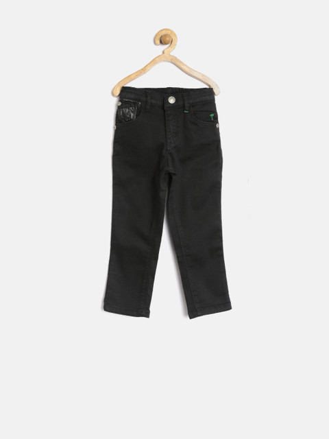 

Palm Tree by Gini & Jony Girls Black Stretchable Jeans
