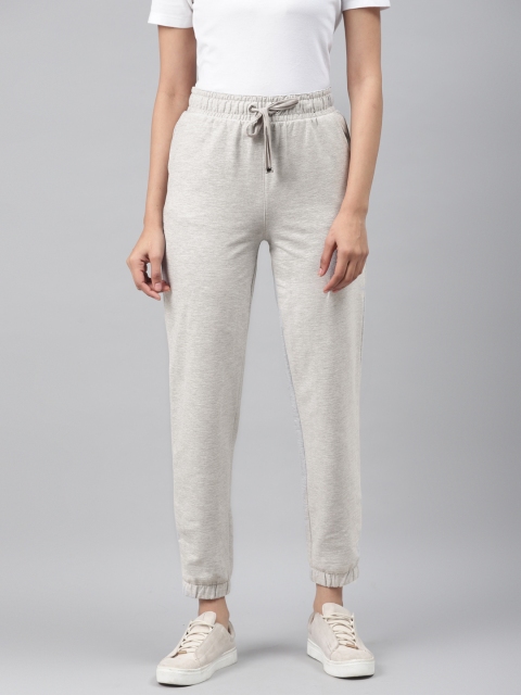 

Marks & Spencer Women Grey Melange Solid Joggers