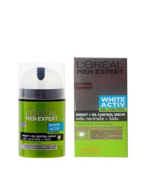 

LOreal Paris Men Expert White Activ Bright & Oil Control Moisturiser 50ml, Green