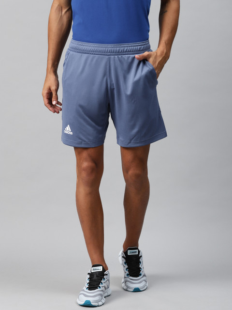 

ADIDAS Men Blue Solid Heat.RDY Matchcode Tennis Sustainable Shorts
