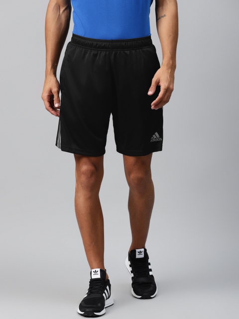 

ADIDAS Men Black Solid Regular Fit Tiro Reflective Wording Sports Shorts