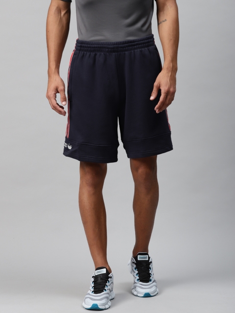 

ADIDAS Originals Men Navy Blue Sports Foundation Pure Cotton Sweat Shorts