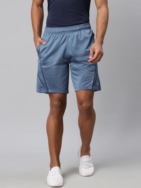 

Reebok Men Blue Solid TRICO Shorts