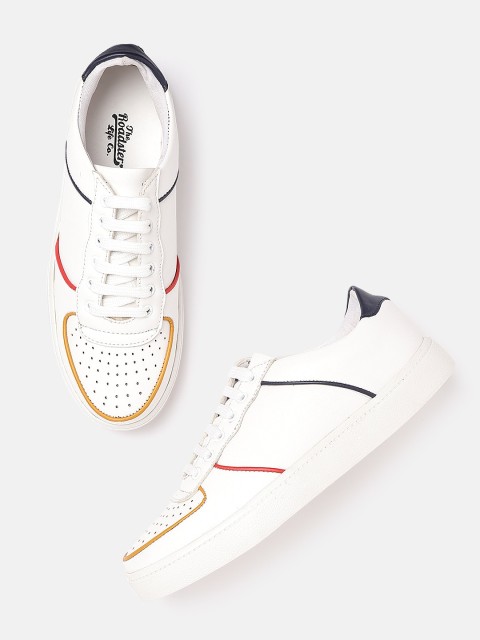 

The Roadster Lifestyle Co Women White Perforated Sneakers