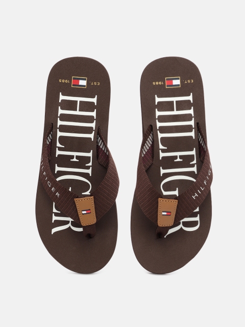 

Tommy Hilfiger Men Brown Printed Thong Flip-Flops