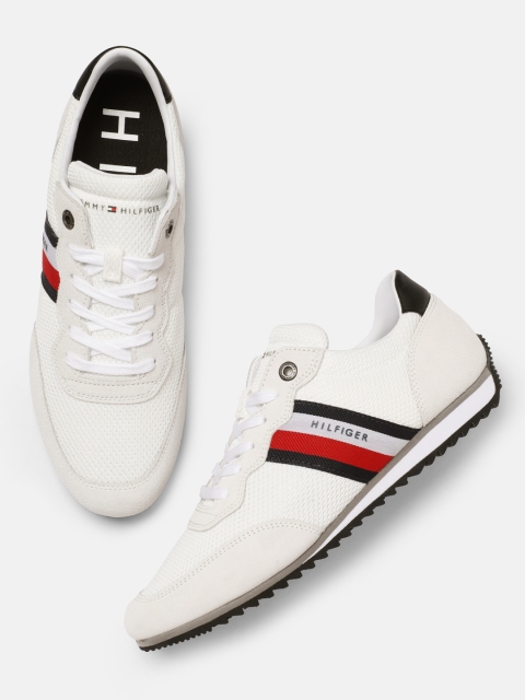 

Tommy Hilfiger Men White ESSENTIAL RUNNER Sneakers