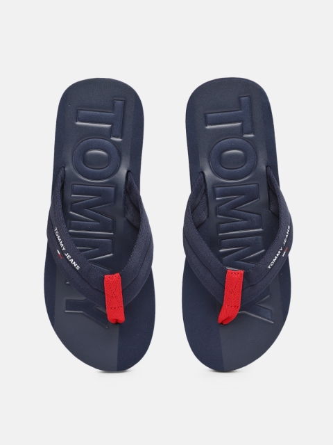 

Tommy Hilfiger Men Navy Blue WEBBING BEACH Thong Flip-Flops