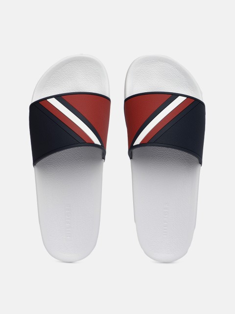

Tommy Hilfiger Men Red & Black TMELLA Colourblocked Sliders