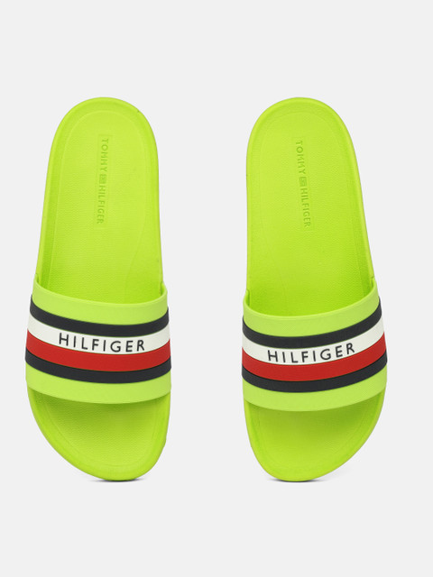 

Tommy Hilfiger Men Green Sliders