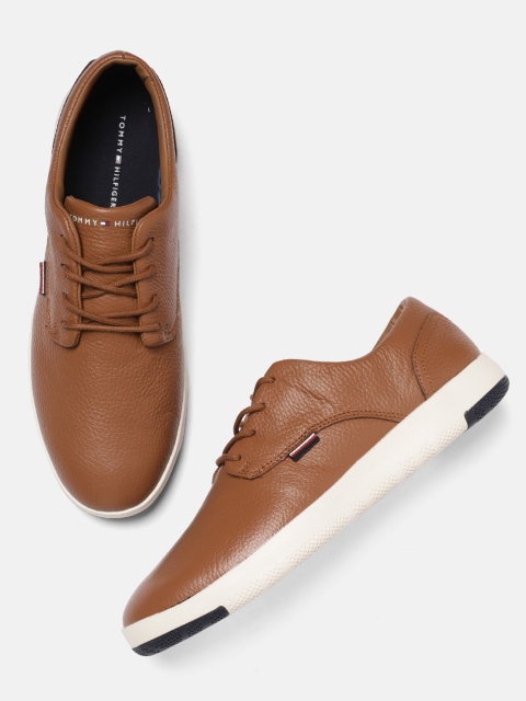 

Tommy Hilfiger Men Brown LIGHWEIGHT CITY Leather Sneakers