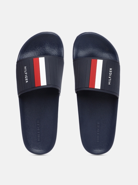 

Tommy Hilfiger Men Navy Blue Brand Logo Sliders