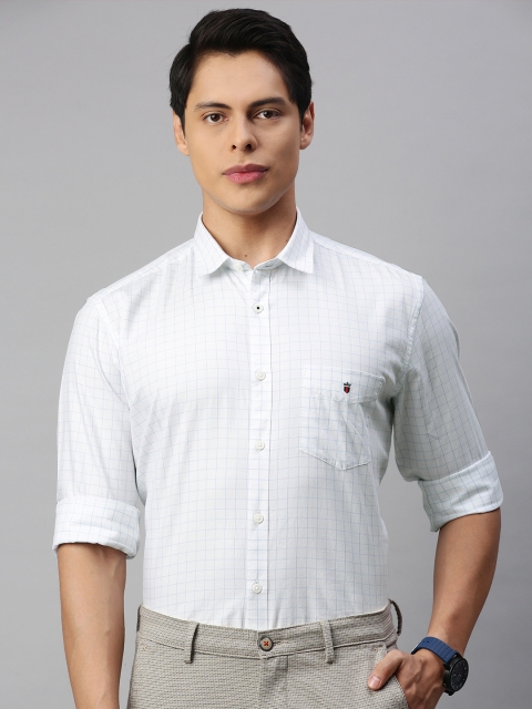 

Louis Philippe Sport Men White Slim Fit Checked Casual Shirt
