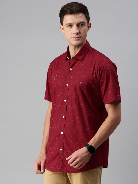 

Louis Philippe Sport Men Red Slim Fit Casual Shirt