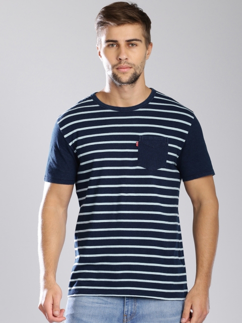 

Levi's Navy Striped T-shirt, Navy blue