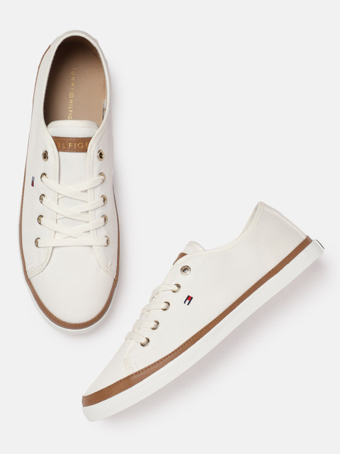 

Tommy Hilfiger Women White Solid ICONIC KESHA Sneakers