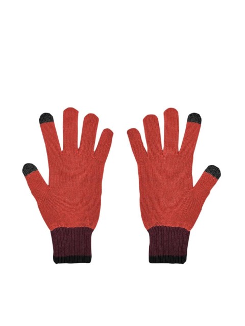 

Kosha Men Red & Maroon Touchscreen Merino Wool Gloves