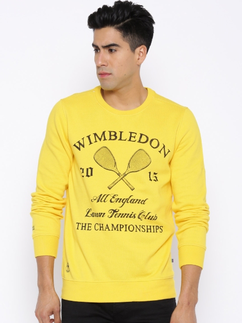 

Solly Sport by Allen Solly Yellow Wimbledon Sweatshirt