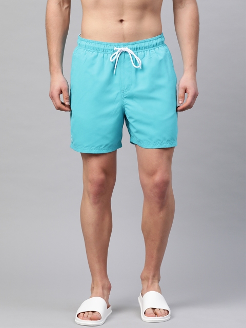 

Marks & Spencer Men Blue Solid UPF 50+ Swim Shorts