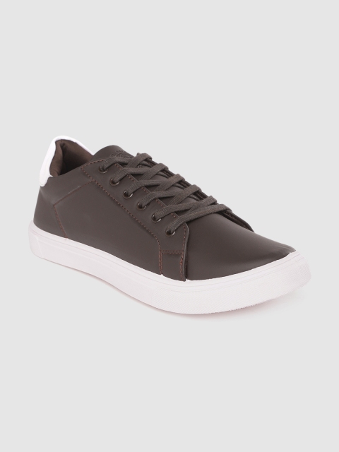 

Roadster Men Coffee Brown Solid Sneakers