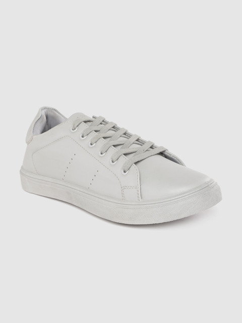 

The Roadster Lifestyle Co Men Grey Solid Sneakers