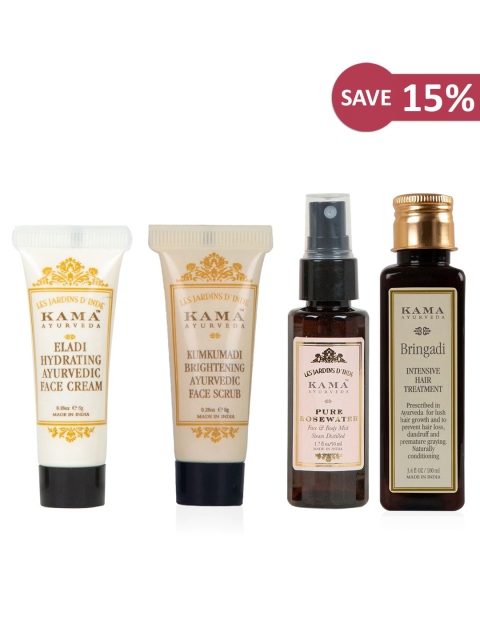 

KAMA AYURVEDA Ayurvedic Essentials Kit, Brown