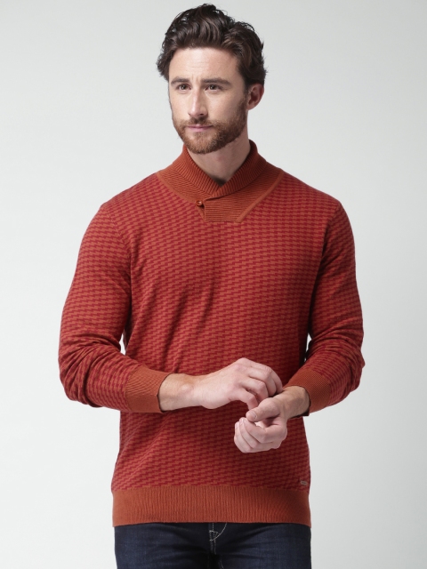 

Mast & Harbour Orange & Red Sweater