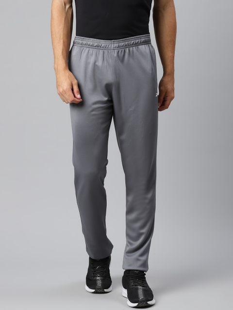 

Reebok Men Grey Solid Foundation Poly Training Track Pants