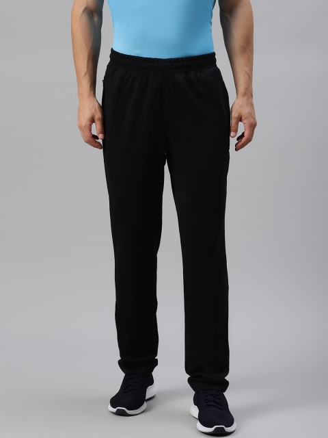 

Reebok Men Black Self Design Prime Regular Tapered Fit Track Pants
