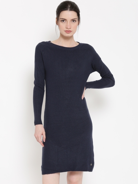 

Mast & Harbour Women Navy Blue Sweater Dress