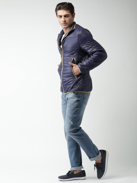 

Mast & Harbour Navy Quilted Jacket, Navy blue
