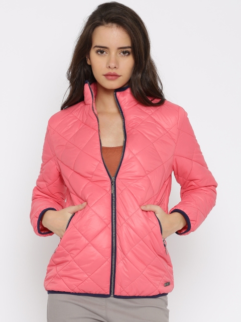 

Mast & Harbour Pink Quilted Jacket